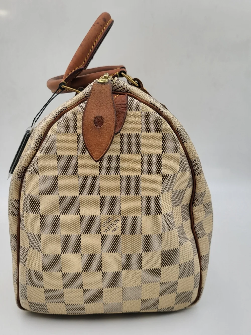 Louis Vuitton Damier Azur Speedy 30 Satchel, Authentic W/COA....
